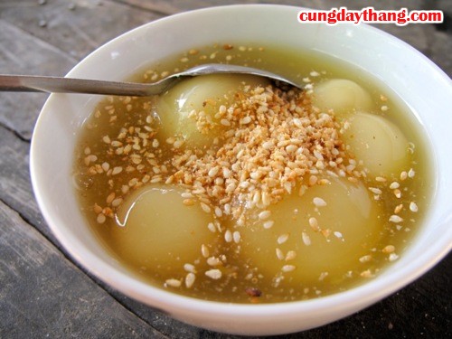 Chè trôi nước cúng đầy tháng cho bé